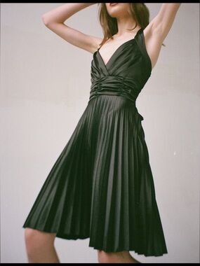 Black Marilyn Monroe halter neck dress vintage
